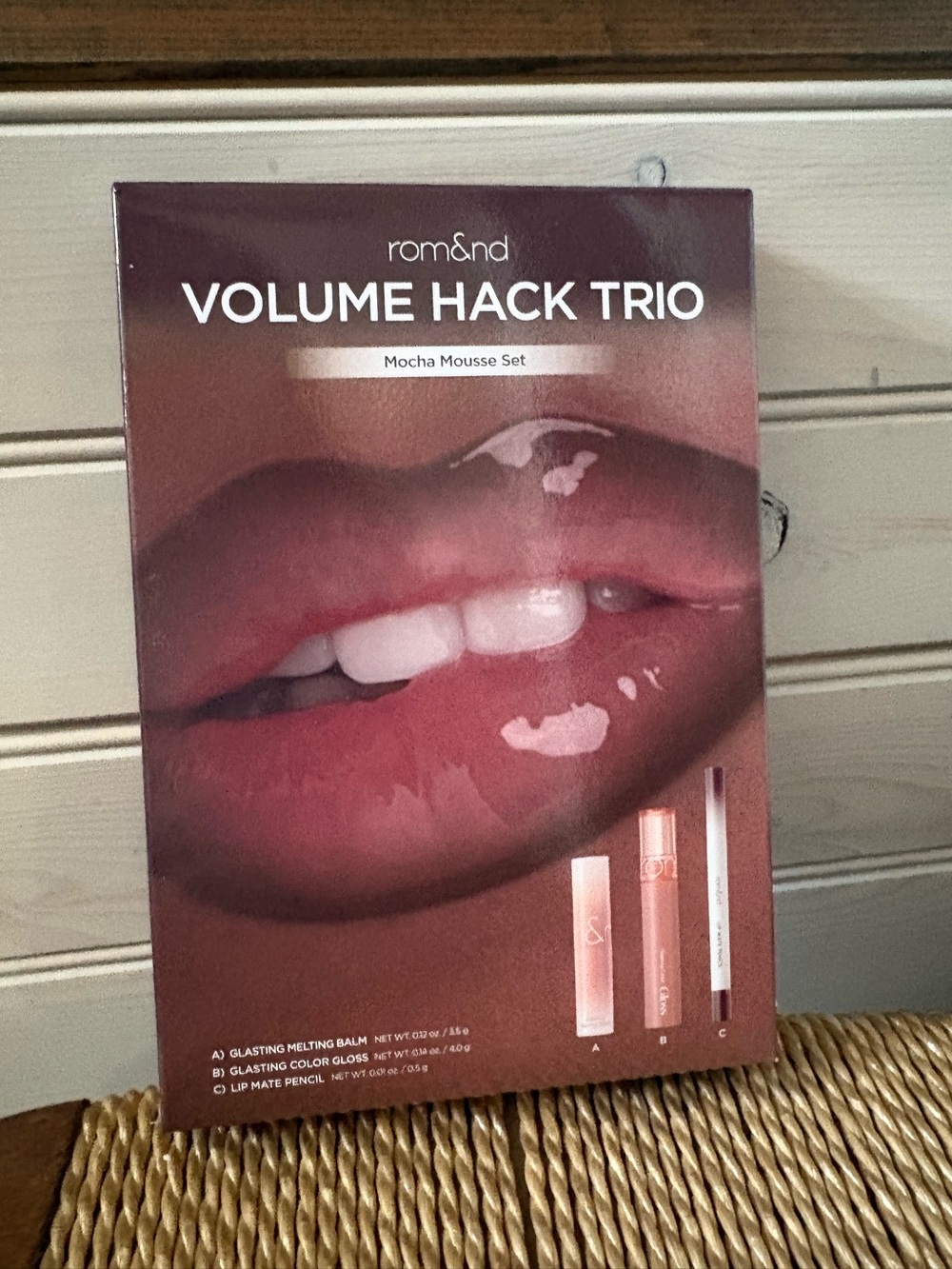rom&nd Volume Hack Mocha Mousse Set (Brown/Mauve)